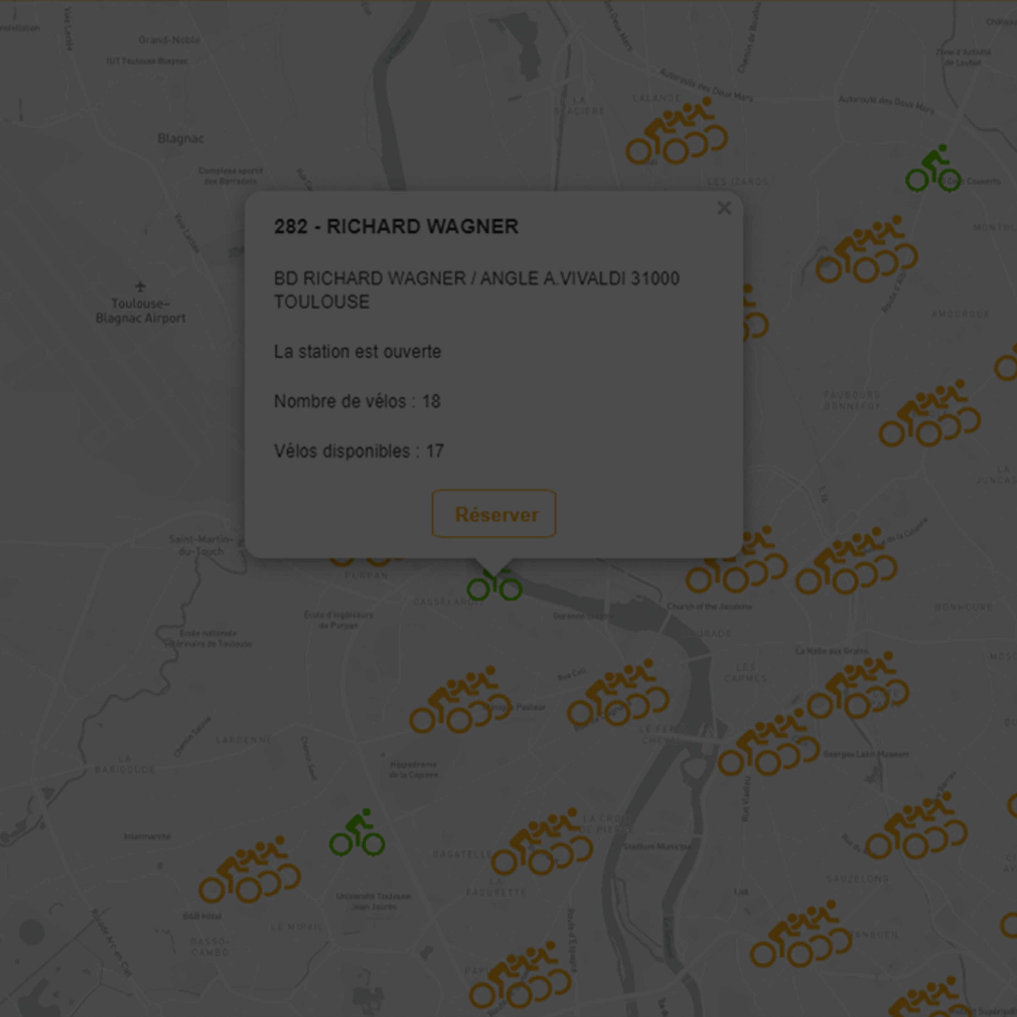 Location de vélos à Toulouse - Choisissez votre station de location